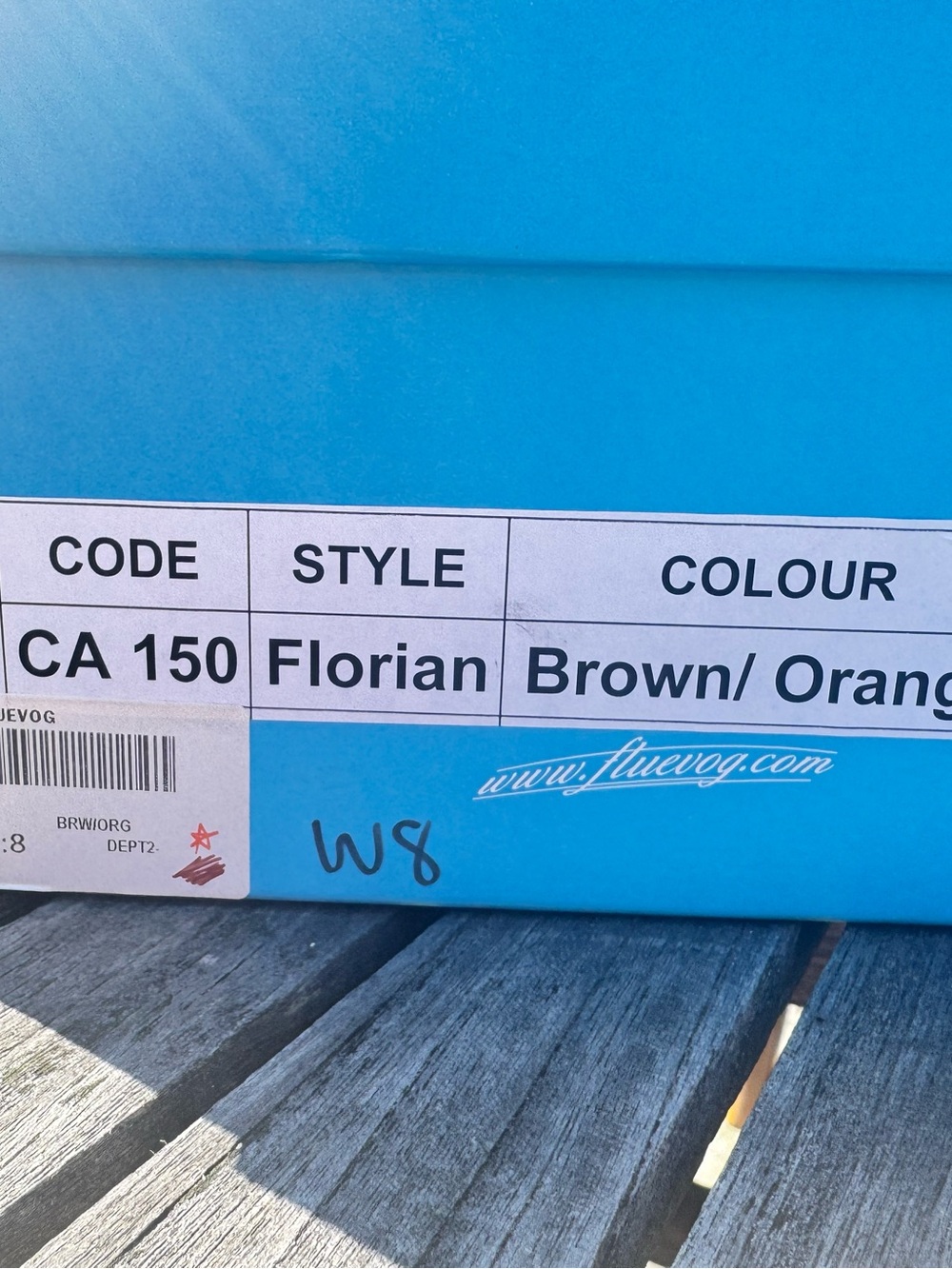 John Fluevog Florian Star-Accent Brown/Orange Leather Ankle Boots - Size 8 Woman - Picture 4 of 5